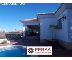 ALQUILER ANUAL DE FANTASTICO CHALET EN UNA SOLA PLANTA EN EL CAMINO VIEJO DE ROTA