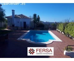 ALQUILER ANUAL DE FANTASTICO CHALET EN UNA SOLA PLANTA EN EL CAMINO VIEJO DE ROTA