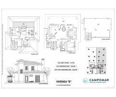 Gran chalet a 800 metros de la playa de La Barrosa en parcela de 1200 m2