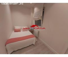 Alquiler de piso reformado en Barrio de Salamanca, 2 habitaciones dobles.