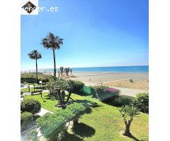 Alquiler piso larga temporada primera linea de playa, con garaje