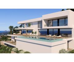 Villa vista al mar con piscina privada en Cumbres del Sol Benitachell