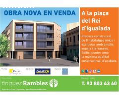 PROMOCIÓ D´OBRA NOVA A LA PLAÇA DEL REI