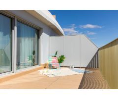 Espectacular ático (2 dormitorios) con terraza, garaje y piscina. Obra Nueva en Parque Pignatelli