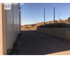 Nave 500 mt2 en Parcela 3.000 mt2 entrada Abaran- JUNTO CAMPO FUTBOL.
