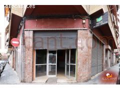 LOCAL EN CHAFLAN A 2 CALLES. 152 M2, 4.50 ALTURA