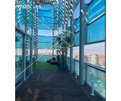 Magnífico ático duplex con tza. con pisicina privasa y vistas frontales a mar
