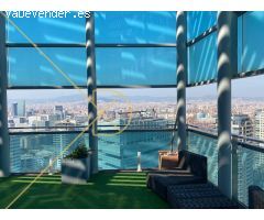 Magnífico ático duplex con tza. con pisicina privasa y vistas frontales a mar