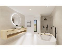 Proyecto de una casa de planta baja lujosa y piscina