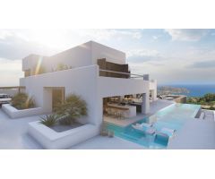 Villa moderna con vistas expectaculares al mar