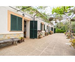 Finca rústica con piscina, jardín y zona de cultivo en Son Espanyol