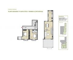 Dúplex obra nueva zona Aragón/Escuela de Idiomas