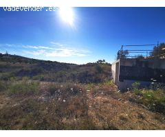 Finca rustica con edificación empezada
