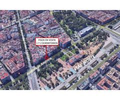 Piso de 2 dormitorios y 2 baños reformado íntegramente y en una ubicación extraordinaria.