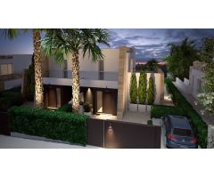 Villa pareada de 3 dormitorios de nueva construcción a la venta en Algorfa