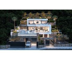 Proyecto de una villa moderna con vistas al Mar y Montaña en Calpe