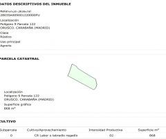 SE VENDE TERRENO EN CARABAÑA - MADRID