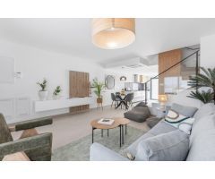 Modernas casas adosadas con solárium y sótano en Rafal, Alicante
