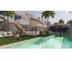 Bungalows de nueva construcción en Pilar de la Horadada, cerca de la playa y del centro de la ciudad
