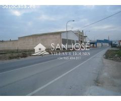 SE VENDE NAVE INDUSTRIAL EN ASPE