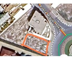 SE VENDE TERRENO URBANO EN MONFORTE DEL CID CON POSIBILIDAD DE CONSTRUIR VARIAS ALTURAS.
