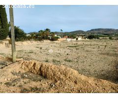 VENTA DE PARCELA RUSTICA CON ALMACEN EN ASPE