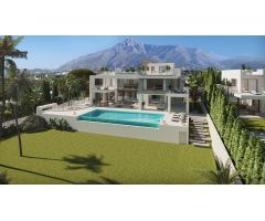 Terreno urbano con licencia den obra en urbanizacion cerrada Rocio de Nagueles, Milla de Oro