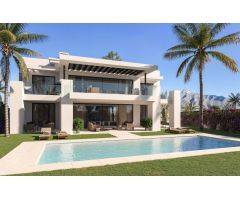 Villa en construcción en la Milla de Oro, Marbella
