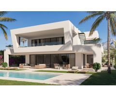 Villa en construcción en la Milla de Oro, Marbella