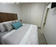 Duplex con piscina totalmente reformado y amueblado a estrenar, a 80 metros de la Playa de La Mata