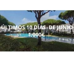  OFERTA ÚLTIMOS 10 DÍAS DE JULIO 1.000 EUROS ADOSADO EN SANCTI PETRI