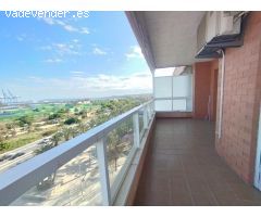 PISO VACIO 4 DORMITORIOS CON URBANIZACION COMPLETA, VISTAS AL MAR Y GARAJE