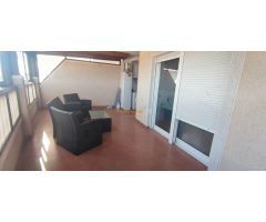 SE ALQUILA PRIMER PISO CON TERRAZA DE 40 M2, ZONA CAMPO DE FUTBOL !!!!!!!