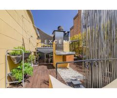 Ático único con torreón y terrazas en finca modernista en Barcelona