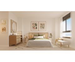 Piso 4 dormitorios 2 baños, terraza SURESTE 27 m2 con vista al Mar, aparcamientos, trastero.