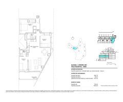 Piso de 2 dormitorios, 2 baños, terraza 13 m2, Garaje. Piscinas comunitarias