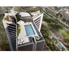 Piso en el centro con vistas despejadas con plaza de aparcamiento y trastero con piscina comunitaria