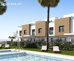 Adosado 3 dormitorios 2 baños y aseo con terraza 48 m2 y jardín 185 m2 con aparcamiento subterráneo