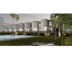 Adosado 3 dormitorios, Sala de juegos 14 M2, Semisotano 57.6 m2, Solarium 33,1 m2, con jardín 37 m2