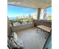 SE VENDE PISO DE 3 DORMITORIOS EN BENDORM PONIENTE CON VISTAS AL MAR Y GARAJE