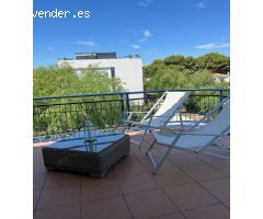 FABULOSO ÁTICO DE TEMPORADA EN SITGES, ZONA EL VINYET