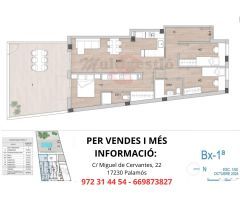 CALONGE: APARTAMENTOS CON PARQUING INCLUÍDO, JARDÍN Y PISCINA COMUNITARIA.