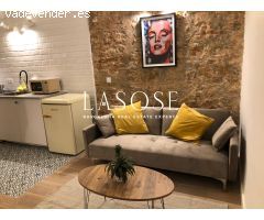 Acojedor estudio en alquiler en el Born