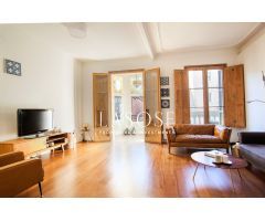 Luminoso apartamento de 3 dormitorios, en alquiler en el corazón de Vila de Gràcia.