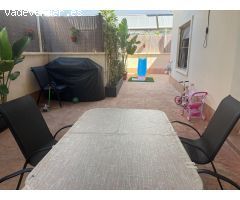 Se alquila esta fantástica planta baja con gran terraza, plaza de garaje, y piscina!!!!