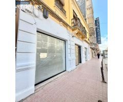 Local comercial reformado de 508m2 en edificio modernista en zona Menendez y Pelayo de Alfafar