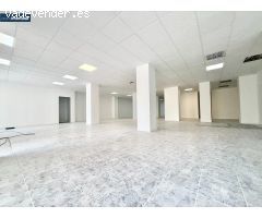Local comercial reformado de 274m2 en edificio modernista en zona Menendez y Pelayo de Alfafar.