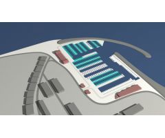 Amarra grande, de 4,5 x 14 m en la Marina de Palamos.