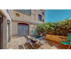 Hermosa planta baja con terraza en Portixol