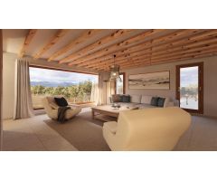 Arquitectura contemporánea en enclave rural con vistas a la Serra de Tramuntana